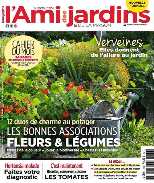 L'Ami des Jardins, dans le numéro de juillet