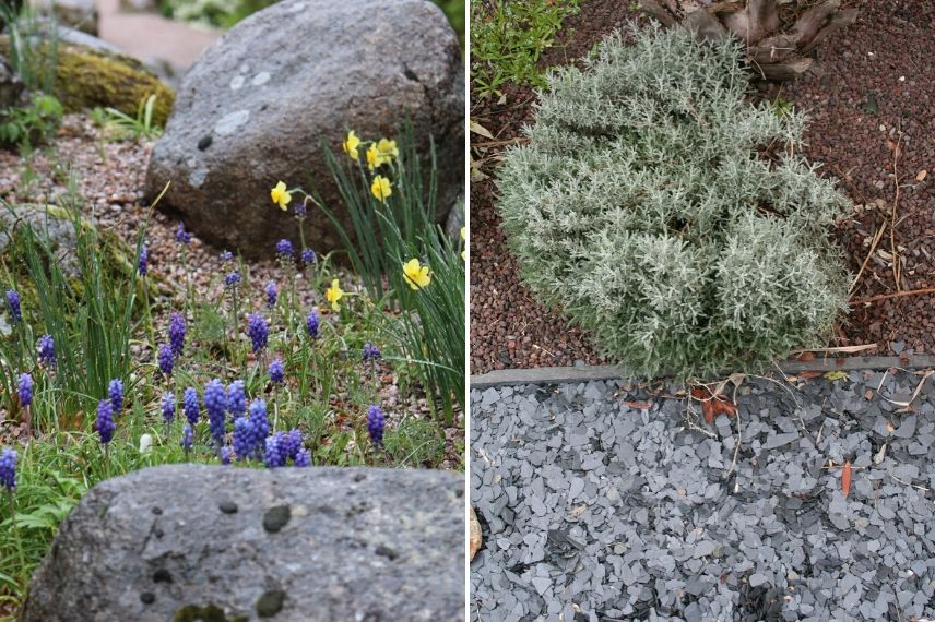 paillage minéral rocaille