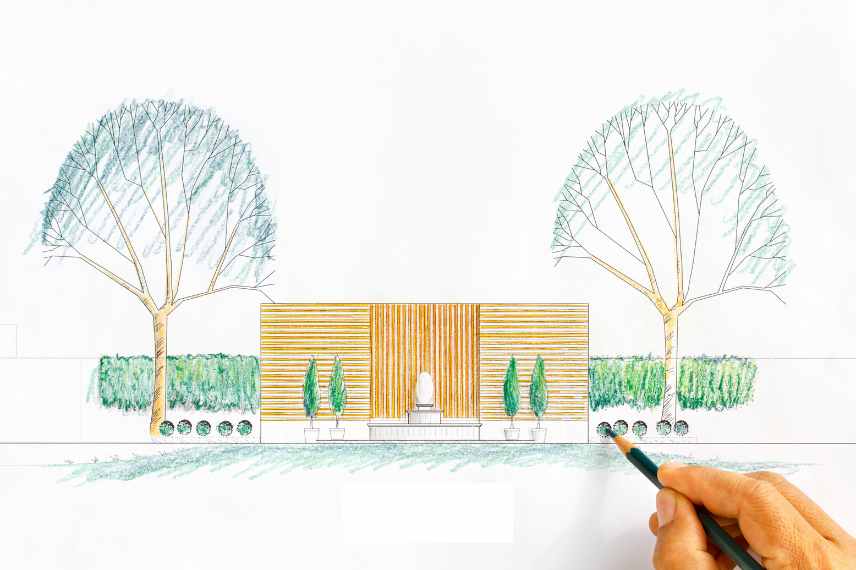 ou et comment placer des arbres dans jardin