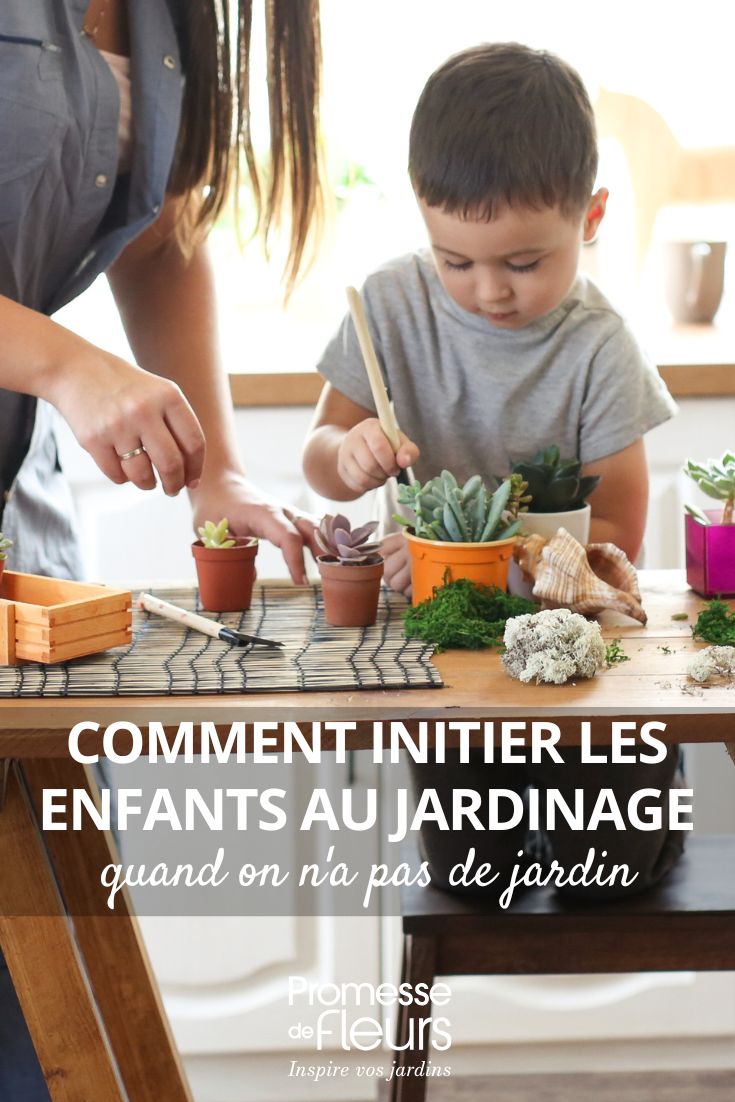 activités jardinage pour enfant sans jardin