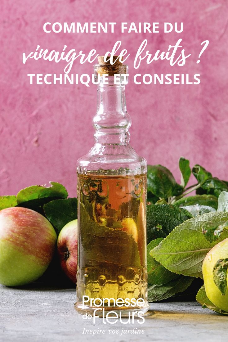 Bouteille de vinaigre de cidre de pommes