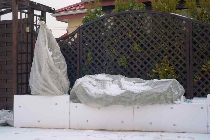 potees et neige proteger