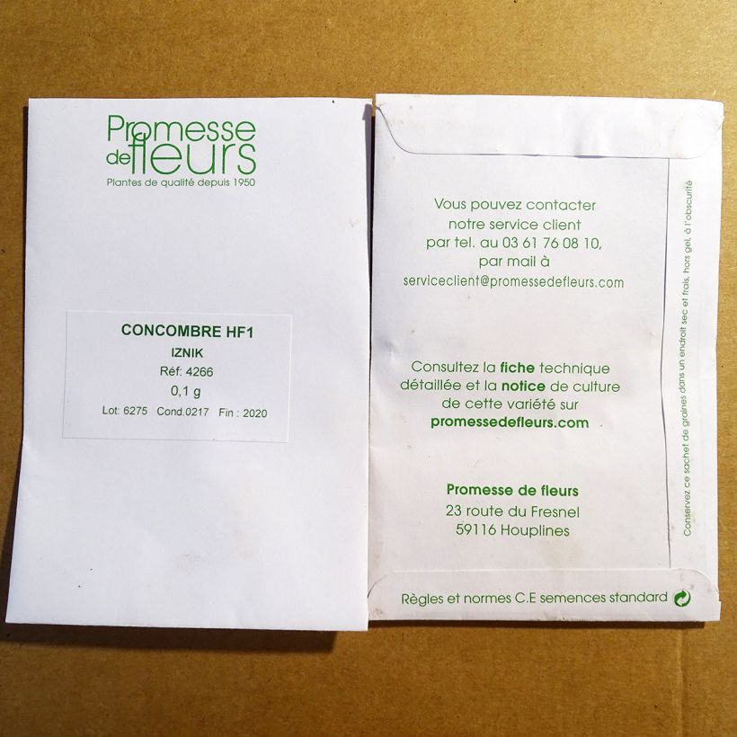 Example of Concombre Iznik F1 - Concombre Snack le sachet de graines de minimum 0,1 grammes as you get