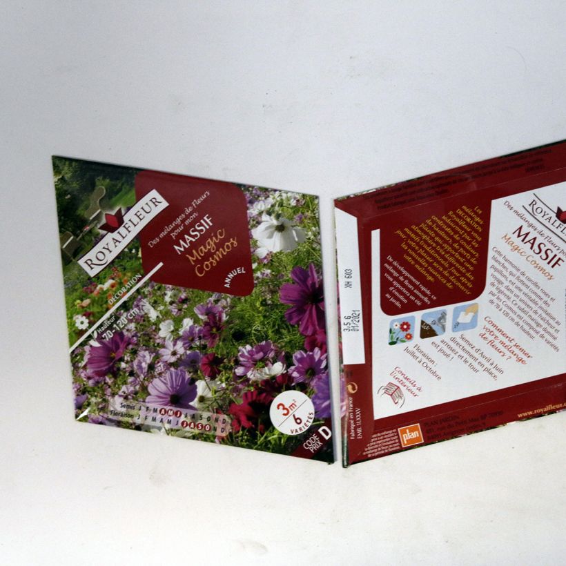 Exemple de spécimen de Mélange pour massif Magic Cosmos - Sachet 3m2 Boite pour 3 m² tel que livré