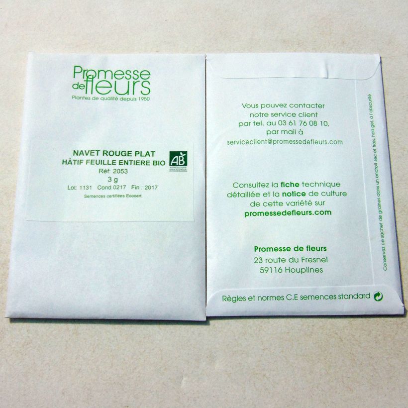 Example of Navet Rouge Plat Hâtif Feuille Entière - Brassica rapa le sachet de graines de minimum 5 grammes as you get