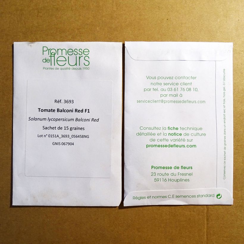 Example of Tomate Balconi Red F1 le sachet de 15 graines environ as you get
