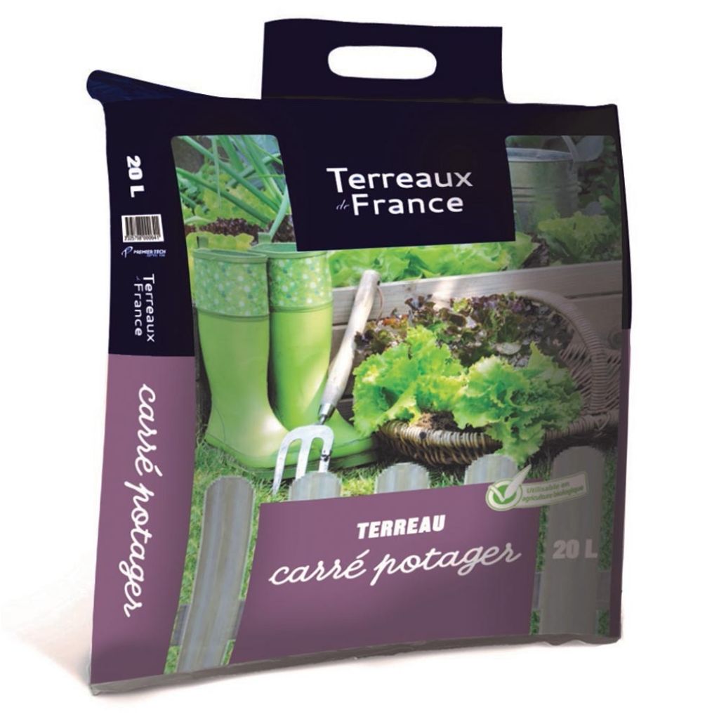Terreau pour carré potager en sac de 20L