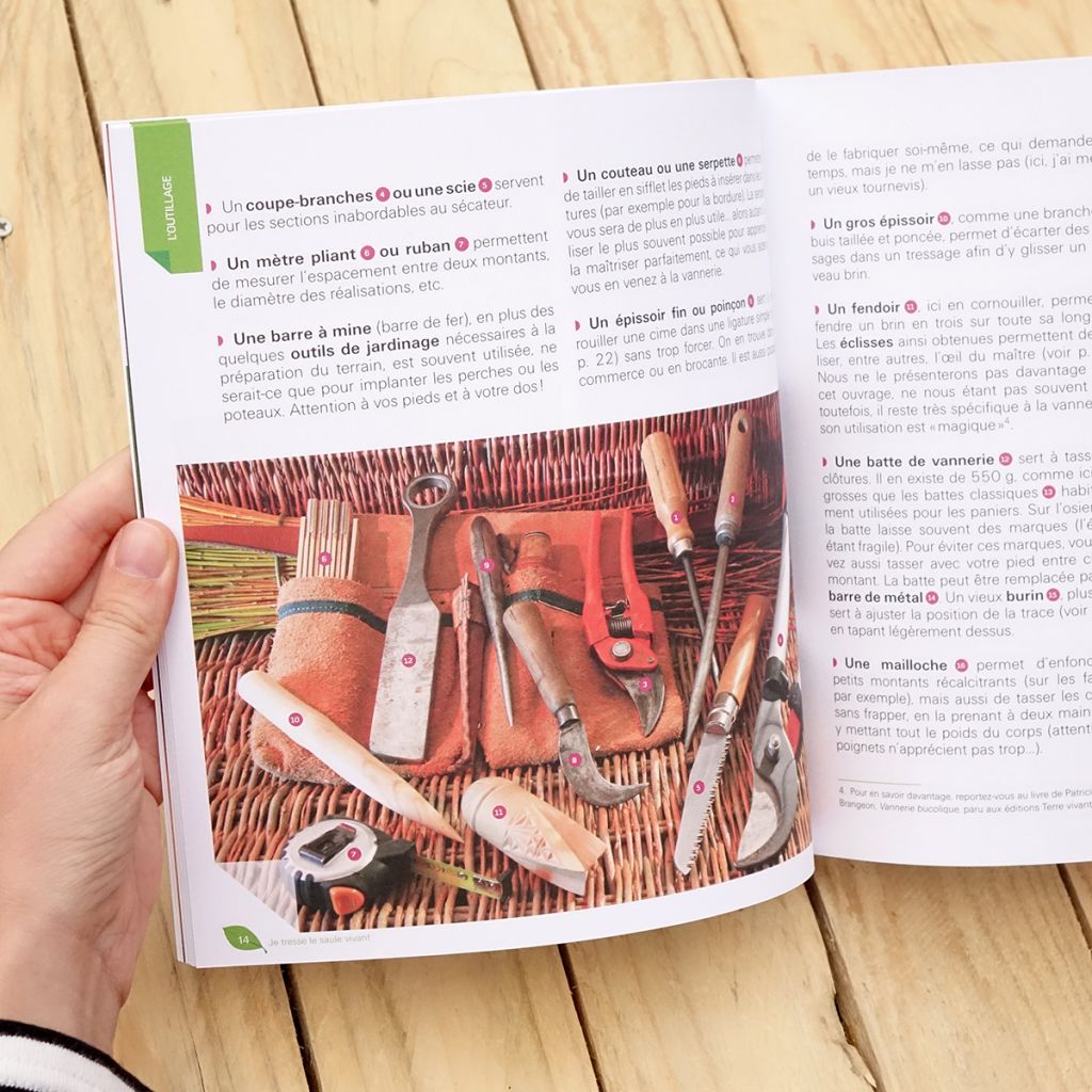 Je tresse le saule vivant