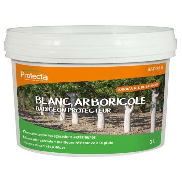Blanc arboricole concentré UAB Protecta seau de 3L