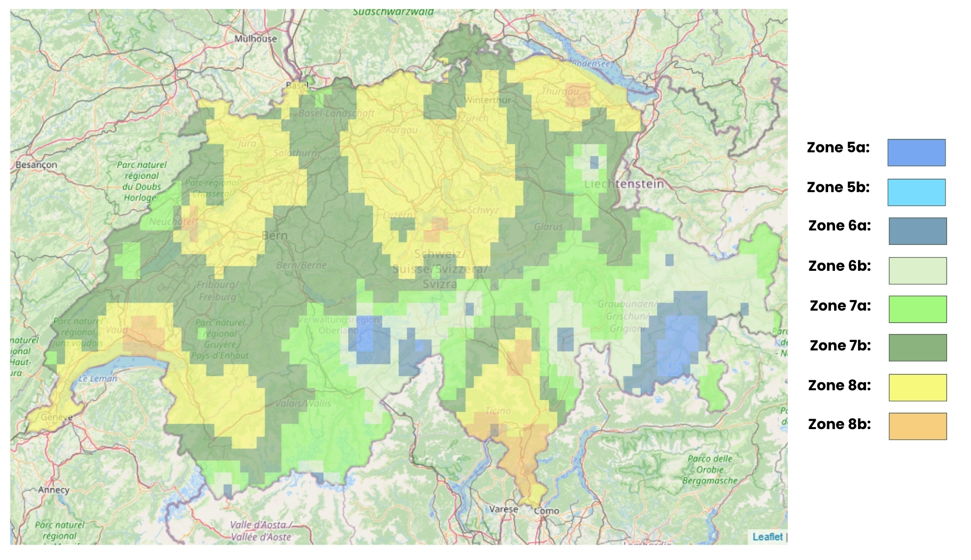 Carte de rusticité